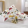 thumbnail image 3 of Red Mushroom Outdoor Pillow Covers Pack of 2 Colorful Plant Flowers Leaf Waterproof Throw Pillow Covers Decorative Cushion Cases for Patio Garden Tent Balcony Couch 20x12 inch, 3 of 8
