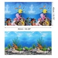 thumbnail image 2 of Unique Bargains Aquarium Background Poster Double-sided Fish Tank Background Decorative Paper Sticker 32.28"x15.75", 2 of 7