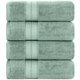 thumbnail image 6 of Modern Threads Spunloft Cotton Bath Towels, Eucalyptus (4 Count), 6 of 7