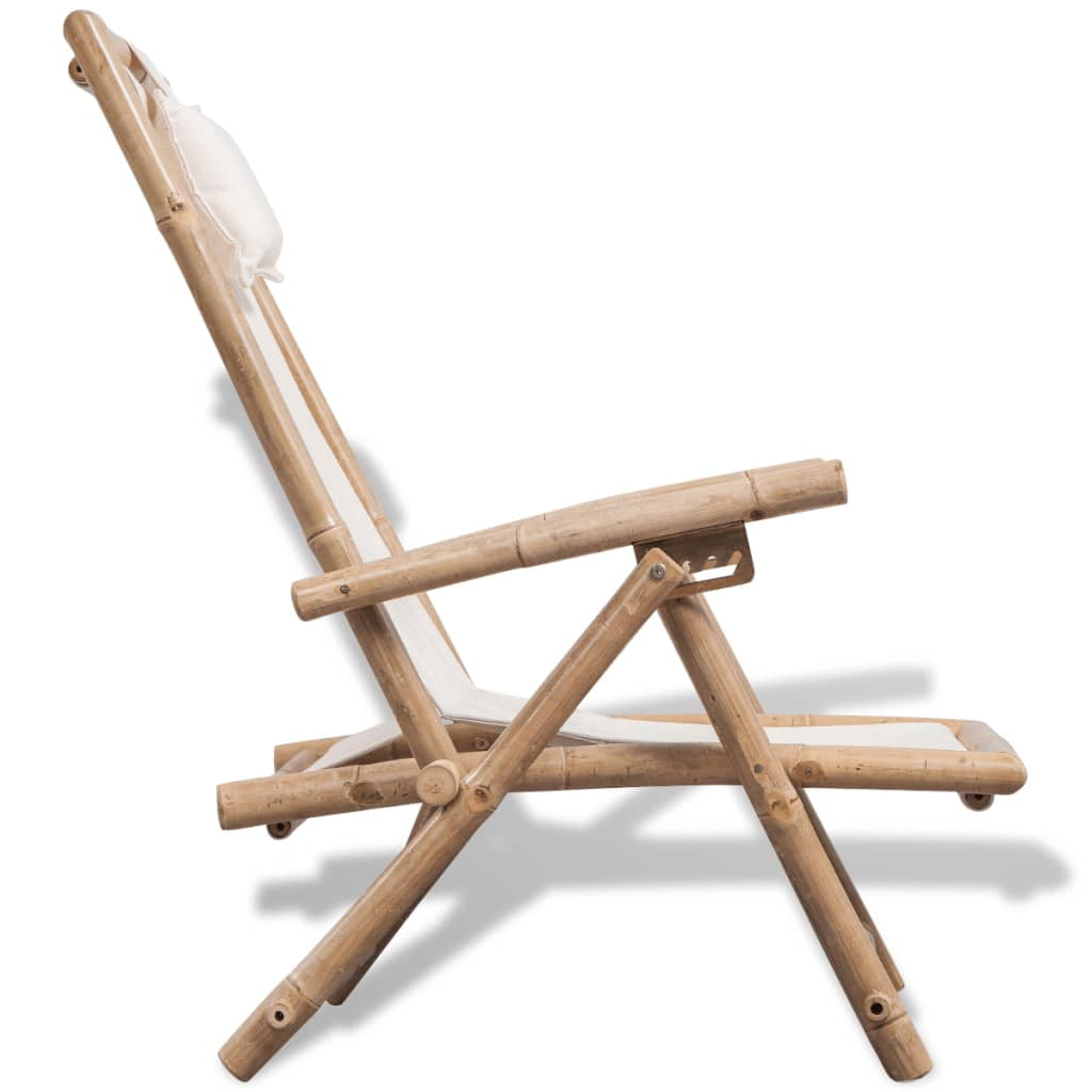 Lowestbest Outdoor Bamboo Deck Chair, Garden Folding Chairs for Patio Beach Yard Lowestbest Outdoor Bamboo Deck Chair, Garden Folding Chairs for Patio Beach Yard