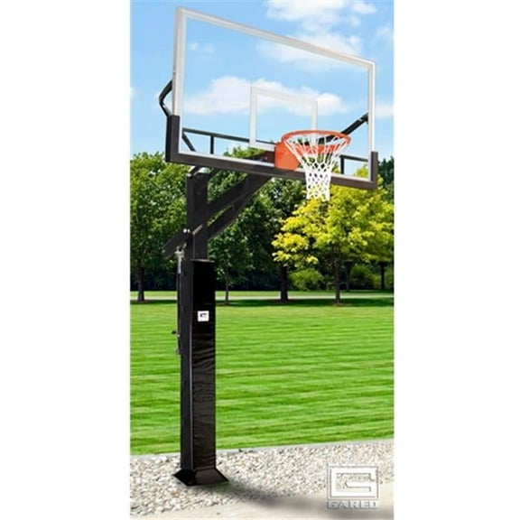 42 x 72 in. 2000 Plus Goal Glass Super Pro Jam Basketball System Backboard
