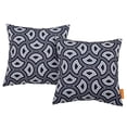 thumbnail image 1 of Modway Outdoor Indoor Two All Weather Patio Throw Pillows in Mask, 1 of 3