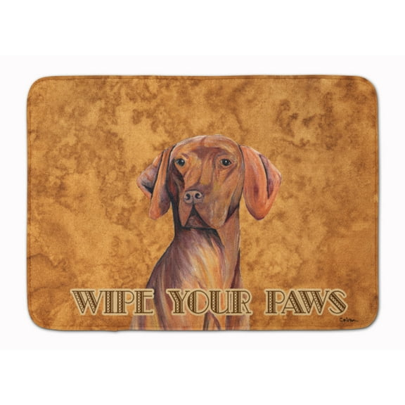 Carolines Treasures SC9132RUG Vizsla Wipe your Paws Machine Washable Memory Foam Mat 19 X 27" multicolor