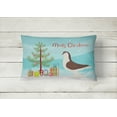thumbnail image 3 of Carolines Treasures BB9310PW1216 Large Pigeon Christmas Canvas Fabric Decorative Pillow, Teal, 12H x16W, multicolor, 3 of 4