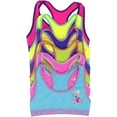 thumbnail image 2 of ToBeInStyle Girls Pack of 6 Fun Print Training Bras Top Wire-Free Non-Padded - Star Ballet Princess - Large, 2 of 6