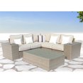 thumbnail image 2 of Living Source International 8-Piece Wicker Sectional Set w/Cushions in Gray, 2 of 2