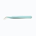 thumbnail image 2 of Stainless Steel Tweezers Curved Tip, Precision Crafting Tool for Jewelry Making Small Detail Work, Durable Hobby Tweezers for Beads Rhinestones Model Building, Green, 2 of 6