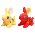 thumbnail image 1 of 2 Piezas de de Pascua, Figuritas de Animales de Peluche, Personaje Fu Impreso para Fiesta, Boda, Regalo de Decoración de Pascua, 1 of 9