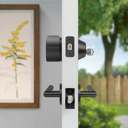August - Smart Lock Wi-Fi Replacement Deadbolt with App Access - Matte Black