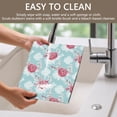 thumbnail image 4 of Placemat, Pioneer Flower Floral Print Pattern Place Mats Table Mat Set Of 2, PVC Washable Placemats for Party Kitchen Dining Decoration, 18x12 Inch, Fade Resistant, 4 of 6