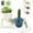 Blue#2, variant on Lazy Guy Planter – Hilarious Indoor Garden Decor, Dual-Opening Resin Pot for Cactus & Succulents, Ideal for Windowsill or Shelf (Blue)