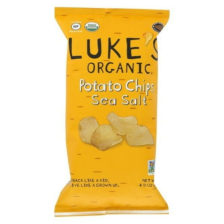 - Luke's Organic Potato Chips - Sea Salt - pack of 9 - 4.5 Oz.