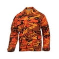 thumbnail image 2 of Rothco Savage Orange Camo BDU Shirts 8890 - XL, 2 of 2