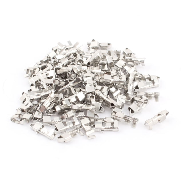 Unique Bargains 100pcs NH 2.50mm Connector Crimp Contact Pin Copper-Tin