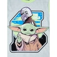 thumbnail image 4 of Star Wars The Mandalorian Baby Yoda Boys Long Sleeve Top and Pants Pajama Sleep Set, 2-Piece, Sizes 4-16, 4 of 4