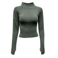 thumbnail image 4 of EDFBUYKRS Black Women's Long Sleeve T-Shirt, Long Sleeve Shirts for Women Womens T Shirts Long Sleeve Crew Neck Shirts Basic Tee Sort Comfy Printed Tops Blouse,Women's Long Sleeve T-Shirt M, 4 of 6