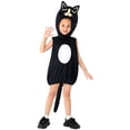 thumbnail image 4 of Gunia Kids Black Cat Costume With Hat For Boys Girls Cosplay Halloween Costumes Role Play Dress Up Outfits Stage Performance Holiday Party Wear,Black, 4 of 7