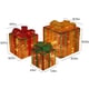 thumbnail image 3 of Adornos navideños, cajas navideñas iluminadas con control remoto, juego de 3 luces LED para exteriores, cajas navideñas para exteriores, decoraciones navideñas para exteriores., 3 of 8