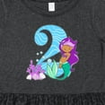 thumbnail image 4 of Inktastic Second Birthday Mermaid Girls Toddler Dress, 4 of 5