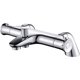 thumbnail image 1 of Grifo de baño con superficie galvanizada, diseño de manija ergonómica para un control perfecto del flujo de agua, manguera de ducha flexible, grifo mezclador de bañera de latón macizo cromado, 1 of 5