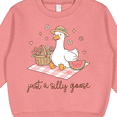 thumbnail image 3 of Inktastic Just a Silly Goose Toddler Sweatshirt, 3 of 4