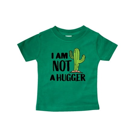 

Inktastic I am Not a Hugger with Cactus Gift Baby Boy or Baby Girl T-Shirt