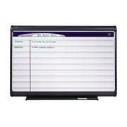 Quartet Prestige Plus - Dry erase planner board - wall mountable - 35.98 in x 24.02 in - porcelain - magnetic - ruled - graphite frame
