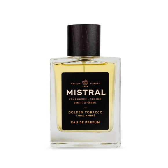 Perfume Mistral Golden Tobacco Eau de Parfum para hombre, 100 ml