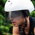 thumbnail image 4 of OUNONA Motorcycle Visor Dark Brown Plastic for Wind and Sand Resistance, 4 of 6