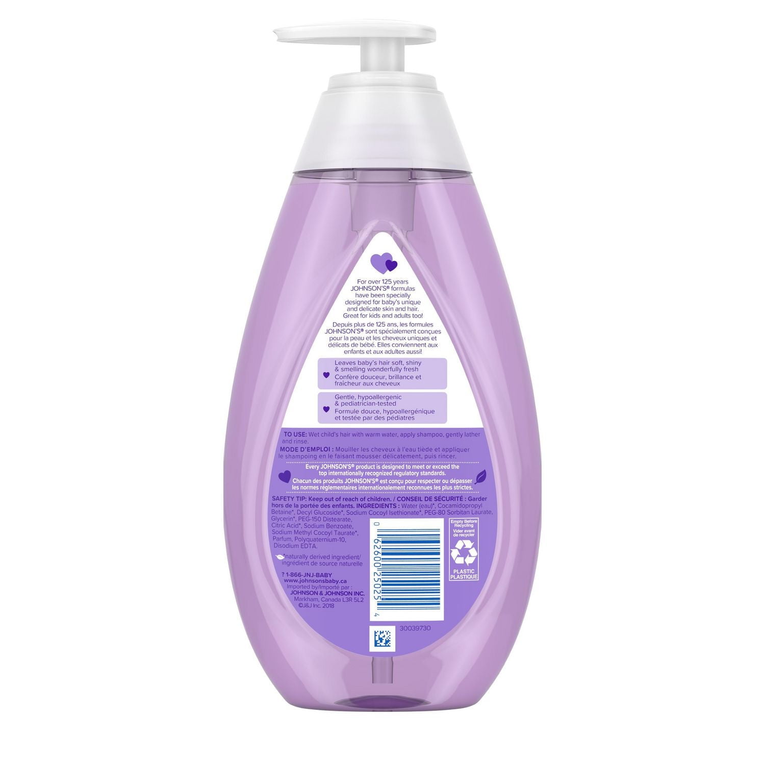 Johnson's Baby, Paraben Free, Calming Shampoo, 600 mL
