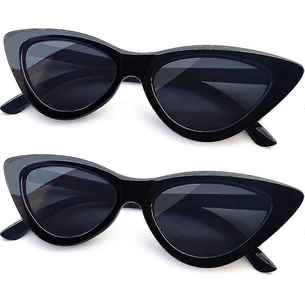 Polarised Cat Eye Sunglasses For Women. Uv Protection Retro Narrow Pointy-n