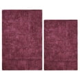 thumbnail image 2 of Superior Non-Slip Washable Bath Rug Set, 20" x 30", 24" x 36", Plum, 2 of 13