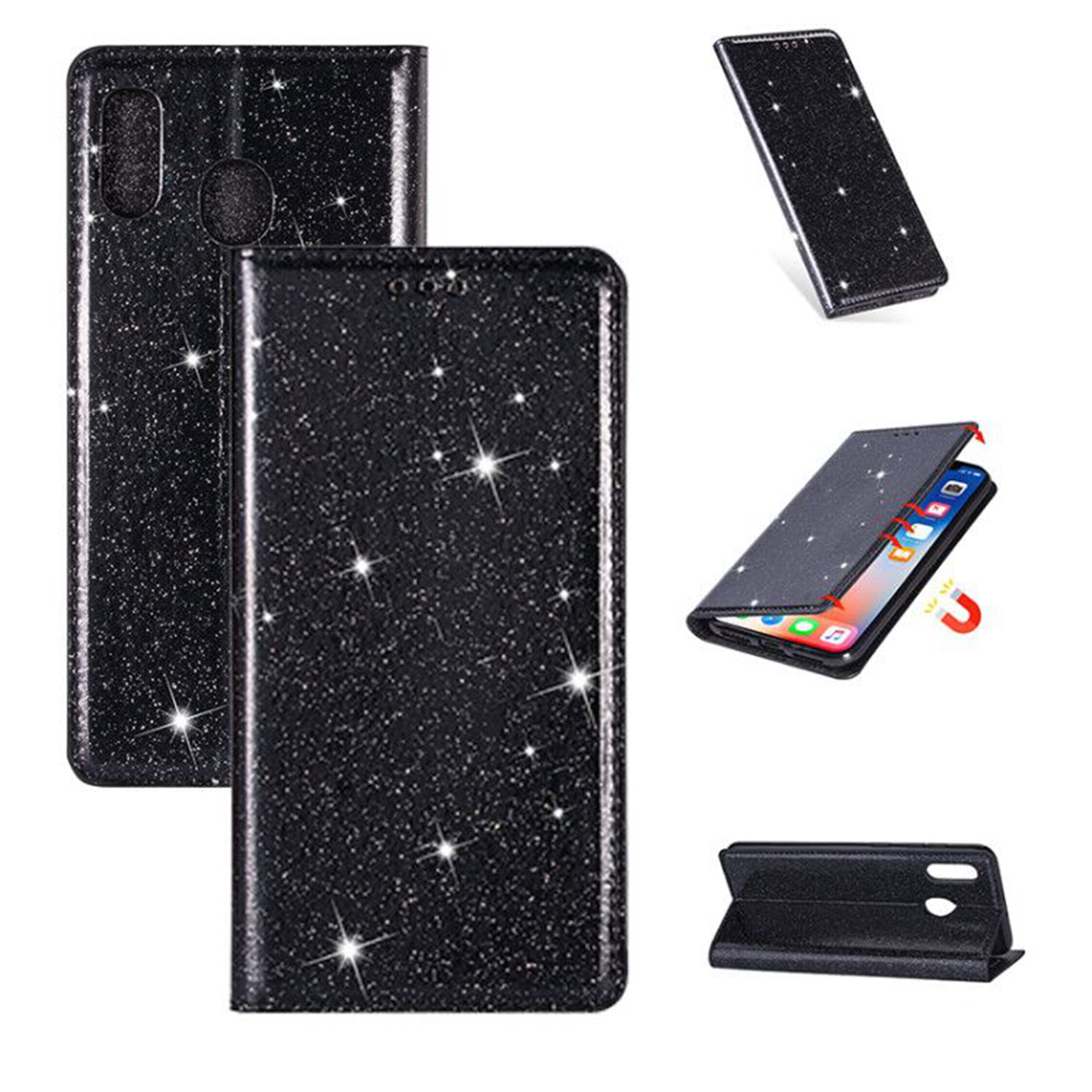 LORXU020099 Black A10e Lomogo Leather Wallet Case for Galaxy A20e Shockproof Flip Case Cover for Samsung Galaxy A20e A10e with Stand Feature Card Holder Magnetic Closure 