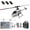 Silver - 3 Battery, variant on RC ERA C129 V2 RC Helicopter with 6-Axis Gyro, 2.4G 4CH Flybarless 3D Rolling Remote Control Helicopter with Altitude Hold & One-Key Take-Off/Landing for Adults Beginners- RTF