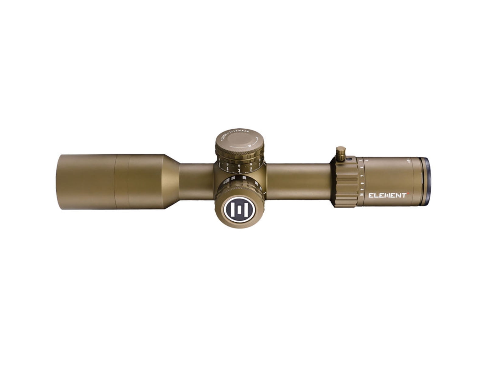 Element Optics Theos 2-10x42mm LPVO 34mm Tube Rifle Scope, First Focal Plane, MPR-1D, Flat Dark Earth