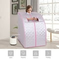 thumbnail image 2 of Steam Sauna Spa Full Body w/ Chair Steamer Room Personal Home Gift Silver, 2 of 10