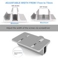 thumbnail image 3 of Vertical Laptop Stand, Desktop Stand Holder with Adjustable Dock, Compatible with All MacBook, Laptops (Up to 17.3, 3 of 5