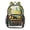 Black Cat Lounging, variant on PVC Transparent Backpacks Clear Backpack for Travel and Outings Black Cat and Goldfish Bowl
