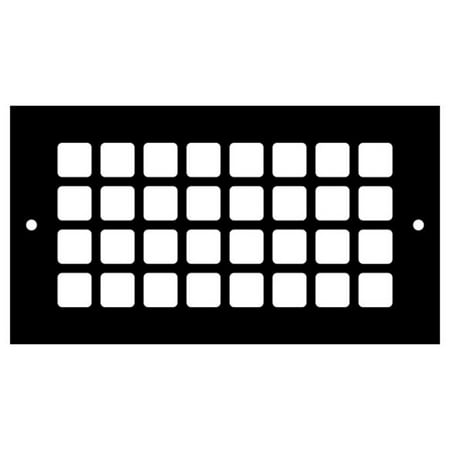 

Reggio Registers G610-Sh Grid Series 4 X 8 Grille - Silver