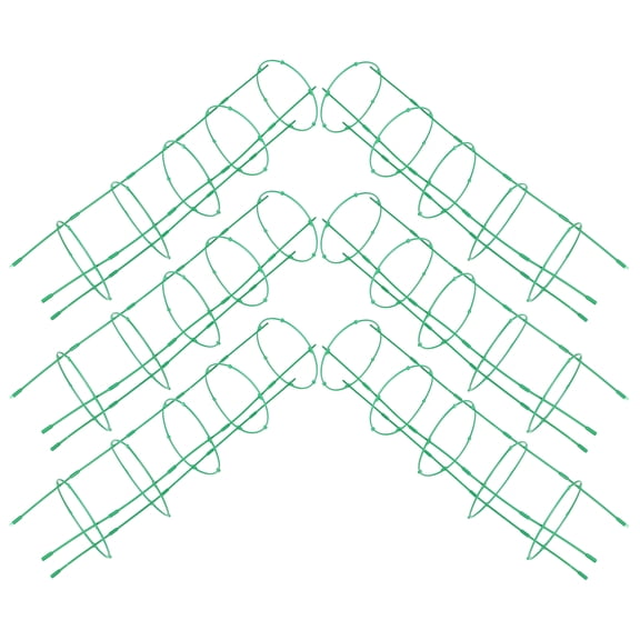 6 Sets Garden Trellis Plant Support Cages Tomato Cages Stake Trellis for Vertical Climbing Plants Gardening