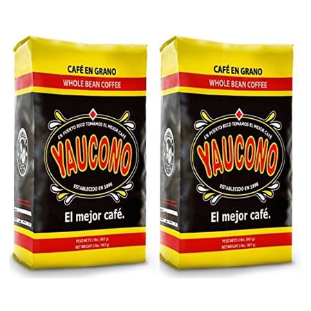 Cafe Yaucono Original Coffee Beans 2 pounds bag (2 Bags)