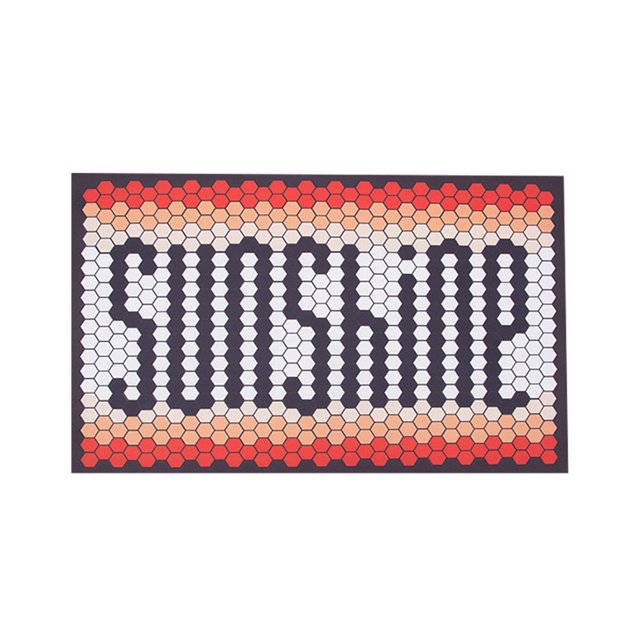 PENGXIANG Floor Mat Non Slip Water Uptake Decorative Polyester Bathroom Balcony Anti-slip Floor Rug Home Decoration for Daily Use