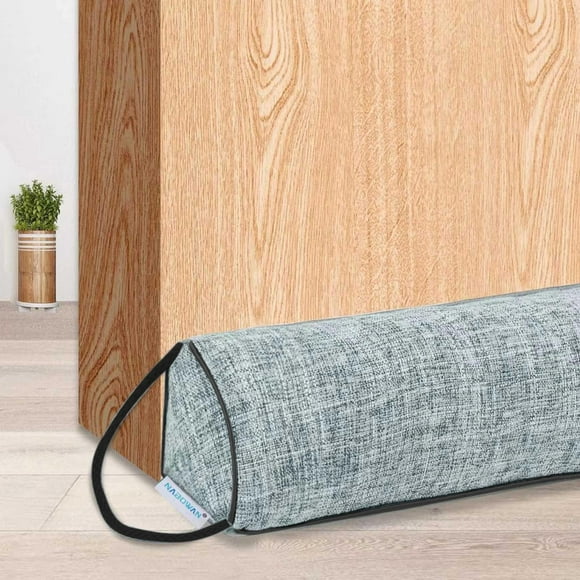 ICQOVD Door Stop Strip, High Quality Door Gasket for Sound Insulation, Mosquito & Light Resistance, Suitable for Floors & Windows, Energy Saving Door Snake, Dark Gray, 92cm