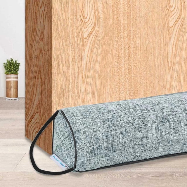 Burlete Inferior para Puerta de Alta Resistencia - 92" Resistente Al Viento, Insonorizado y Bloqueador de Corrientes de Aire para Puertas - Relleno de Poliéster y Microesferas de Vidrio - Apto para T