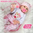 thumbnail image 4 of WLRETMCI Reborn Baby Dolls,17 inch Realistic Lifelike Dolls Full Vinyl Body Silicone Baby Dolls, Newborn Doll Toys for Baby Girls, Gift for Kids Girls Age 2 3 4 5 6+, 4 of 11