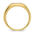 thumbnail image 2 of 14k with Rhodium Diamond Mens Ring RM5796, 2 of 5