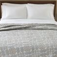 thumbnail image 3 of Better Homes & Gardens Modern Mosaic Quilt, Full/Queen, Grey, Reversible Bedding, 3 of 11
