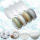 thumbnail image 4 of KAIYANG Paquete de 4 cápsulas de viaje portátiles, caja de almacenamiento redonda para emulsiones líquidas, 4 of 5