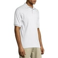 Hanes Men's Ecosmart Jersey Polo Shirt with Pocket