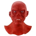 thumbnail image 1 of Casco de látex para cosplay integral con forma de esqueleto, de Mask Red Scary Skeleton, 1 of 3